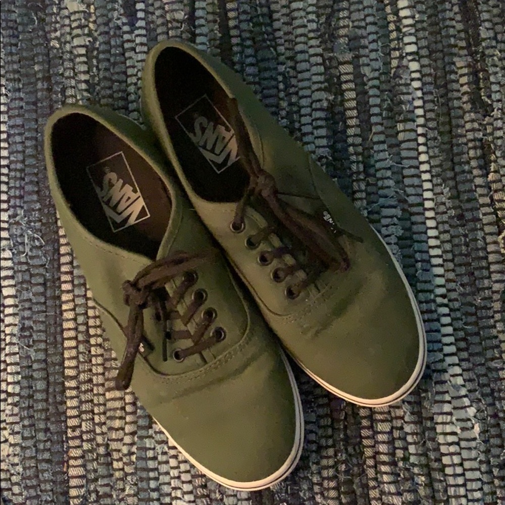 Forest Green Lo Pro Vans